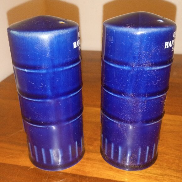 1960s AO SMITH Blue Harvestore Silo Salt & Pepper Shakers *Rare* - Picture 5 of 9